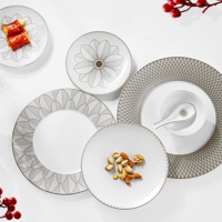 Christofle Dinnerware Malmaison Imperiale Platinum